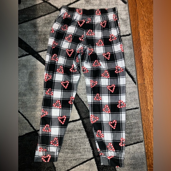 Christmas Themed Pajama Pants (Candy Cane Hearts) - Picture 4 of 6